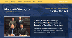 Desktop Screenshot of maccosternlaw.com